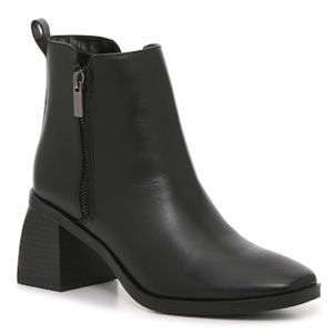 Anne Klein Alessa iFlex Square Toe Block Heel Ankle Booties Size 9.5